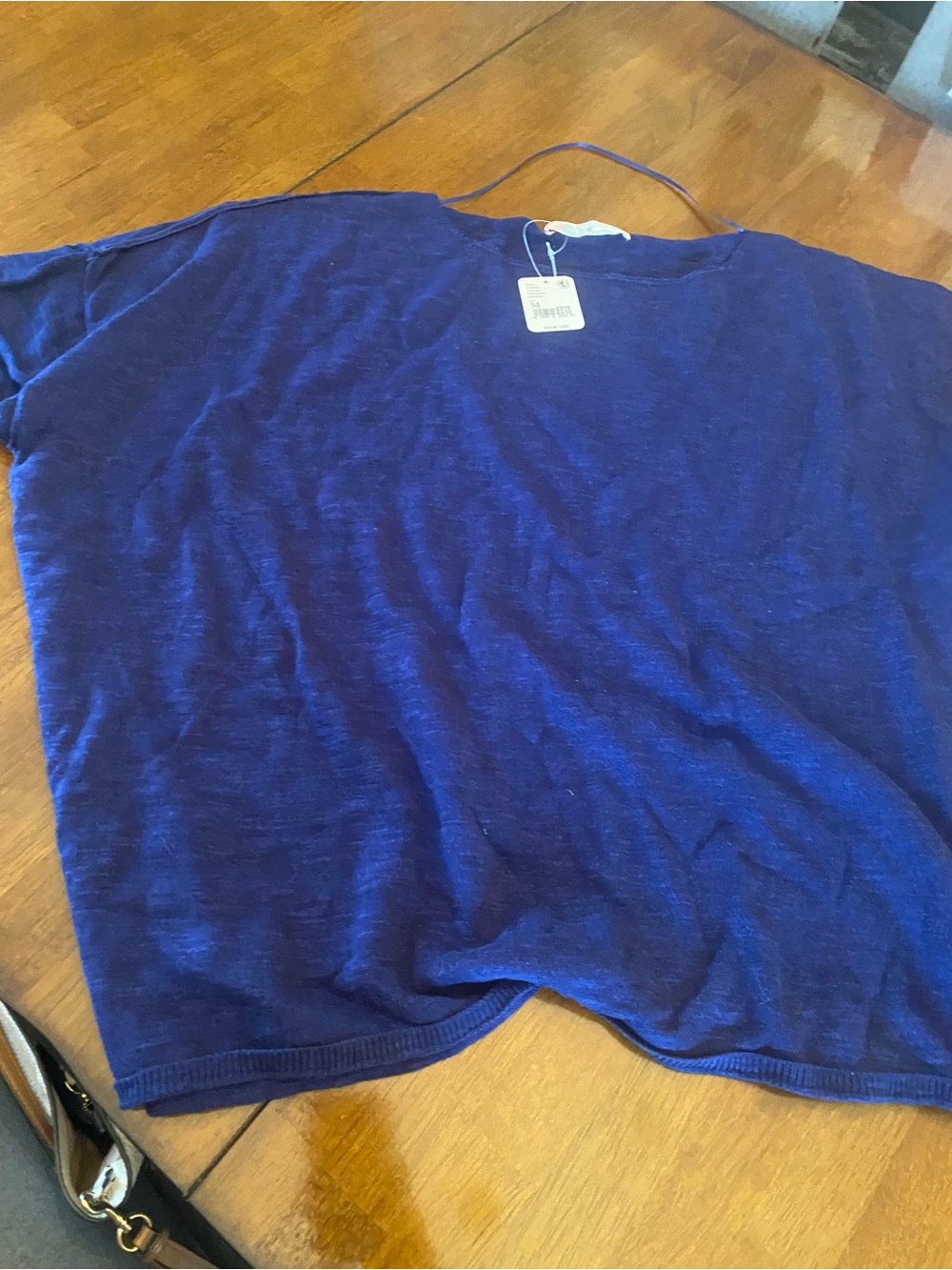 Free people Beach Deep Royal Navy oversized Knit Top with Tag - Medium - Picture 1 of 3